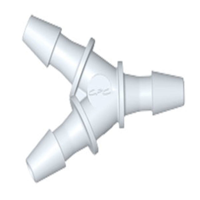 HY270 Y Fitting Natural PVDF 1/16 HB x 1/16 HB x 1/16 HB