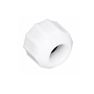 neoFit - Acetal True White F/F Reducer 1/4" x 3/4" Thread BSPP