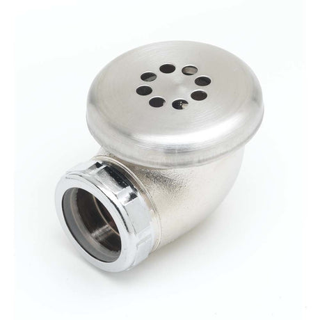 T&S Brass 011356-45 Overflow Head Assembly, Chrome Plated Brass Body & SS Strainer