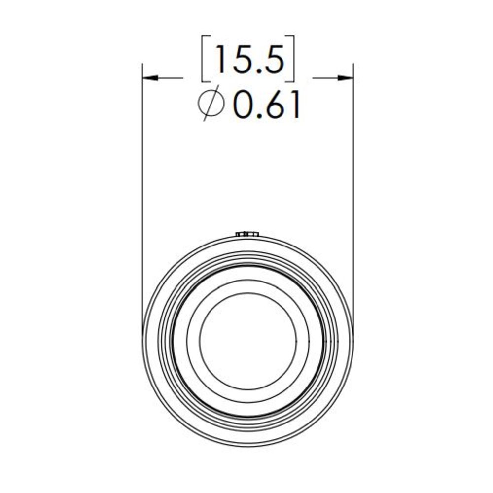 LinkTech 50AC InLine Plug, NV, 3/8" HB