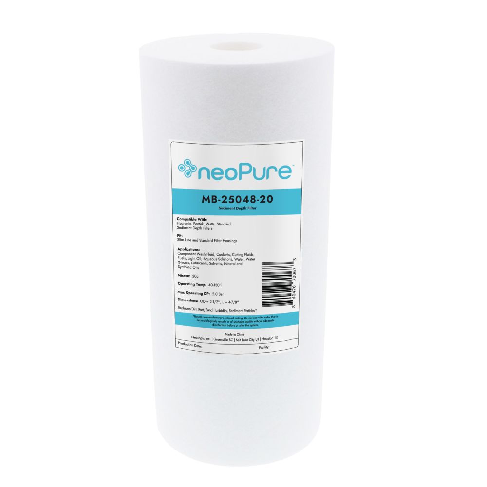5" Polypropylene Sediment Depth Filter 20 mic