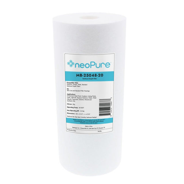 5" Polypropylene Sediment Depth Filter 20 mic