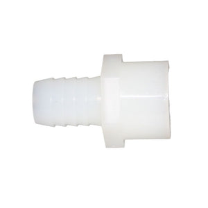 Female Barb Adapter - 5/8 barb x 1/2 FNPT - Natural Nylon