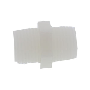 Nipple Hex - 1/2" MPT Natural Nylon