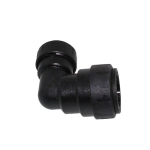 John Guest ProLock Black Union Elbow - 1/2 CTS