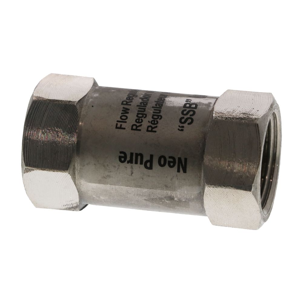 Neo-Pure Stainless Steel Flow Control 4 GPM SS - 3/8 FPT