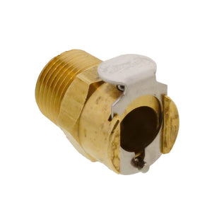LCD10006VBR Valved Male Thread Coupling Body 3/8 NPT
