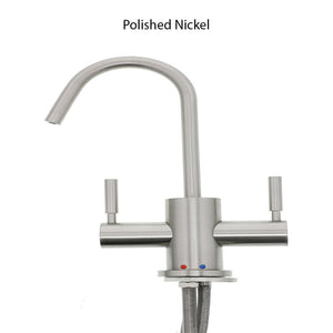 Mountain Plumbing MT1401-NL Contemporary Hot & Cold Water Dispenser w/ Round Base & Handles
