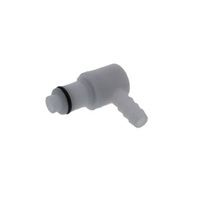 PLCD23004 Valved Elbow Hose Barb Coupling Insert 1/4 ID Barb