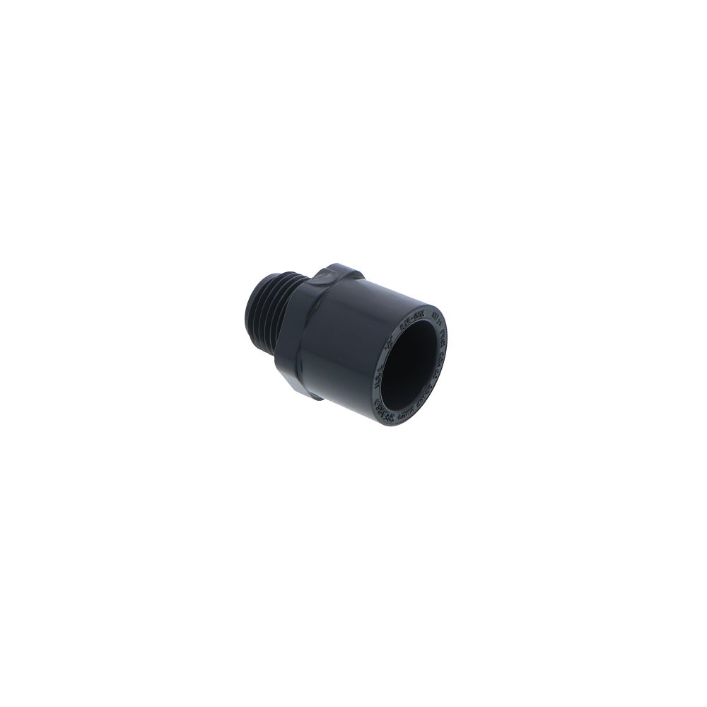 Schedule 80 PVC Bushing 1/2" MPT x 1/2" Socket