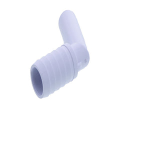 PushIn 45° ELBOW Barb Connector  - 5/8" ID Barb x 1/2" OD Stem