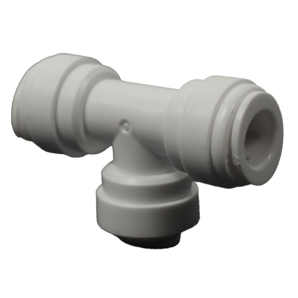 Tee Union Acetal 3/8 qc x 3/8 qc x 1/4 qc