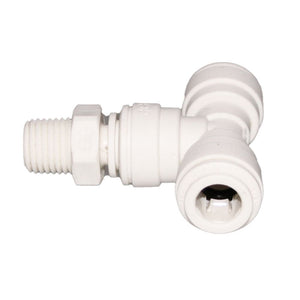 John Guest Swivel Branch Tee Polypro - 3/8 x 1/4 NPTF