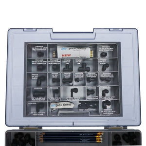 John Guest Installation and Service Kit - 100 Pieces Black Polypro