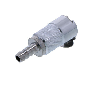 LCD17004 Valved In-Line Hose Barb Coupling Body 1/4 ID Barb