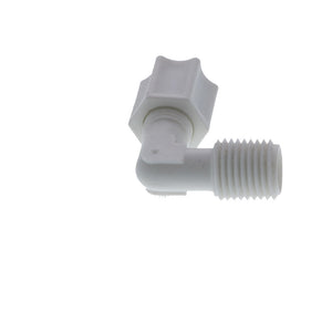 JACO 40-4-4-P-PG Polypropylene Male Elbow 1/4 OD Tube x 1/4 MPT