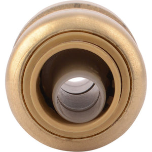 SharkBite® U006LF Lead-Free Brass Push-to-Connect Coupling - 3/8" x 3/8"