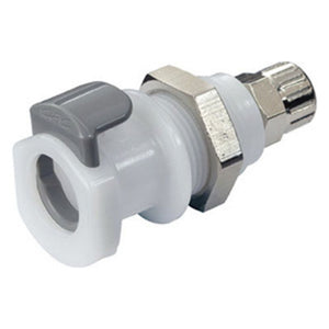 APCD12004 Valved Panel Mount PTF Coupling Body 1/4 PTF