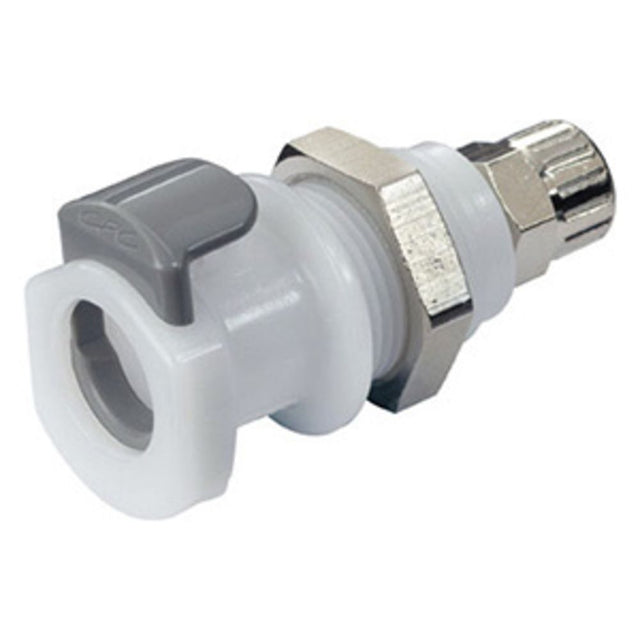APCD12004 Valved Panel Mount PTF Coupling Body 1/4 PTF