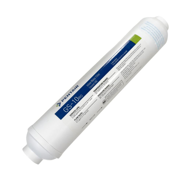 GS-10RO-B-1/4'' FPT 2'' x 10'' Inline Coconut Carbon Filter