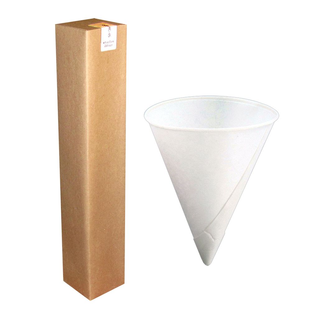 Konie Cone Cups 8oz Rolled Rim