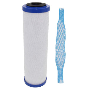 Costguard Compatible CG5-10S 9-3/4" Carbon Block with Phosphate Scale Reduction - 5 mic