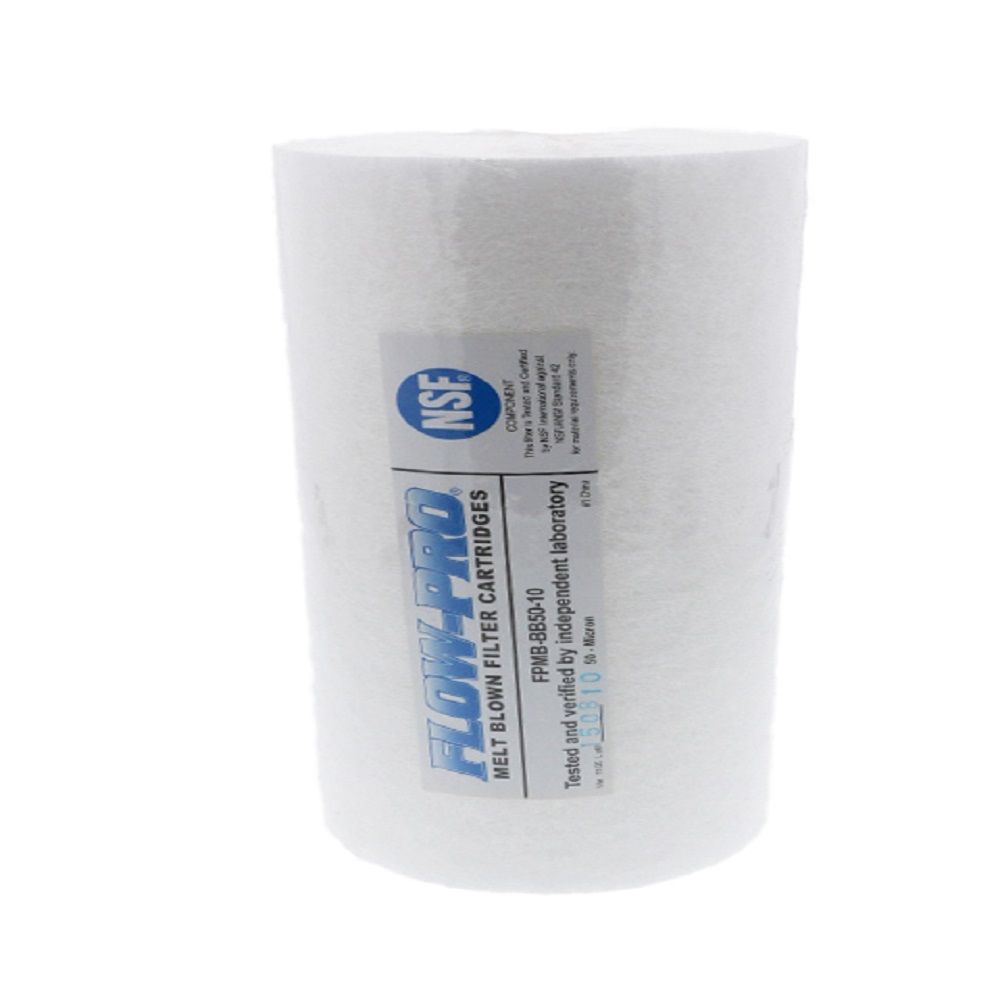 4-1/2" x 9-3/4" Watts Flow-Pro Melt Blown Sediment Filter - 50 mic