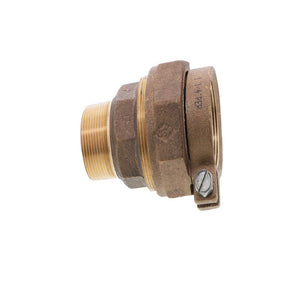 Lead-Free Brass Straight Reducing Union 1-1/4 Pack Joint [PEP] x 1 MPT