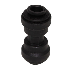 John Guest Union Connector Black Polypropylene  - 5/16