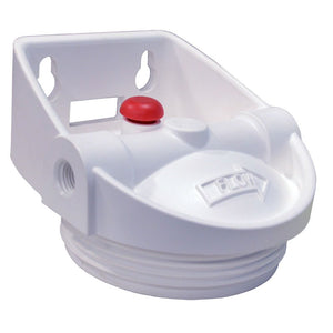 Pentek White Integrated Bracket Cap for 3G Slim Line Housings w/ PR - 1/4" FPT