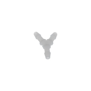 HY670 Y Fitting Natural PVDF 3/16 HB x 3/16 HB x 3/16 HB