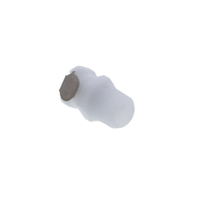 PMCD1004 Valved Male Thread Coupling Body 1/4 NPT