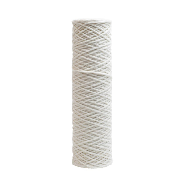 Neo-Pure 10" Bleached White Cotton String Wound Filter 1 mic