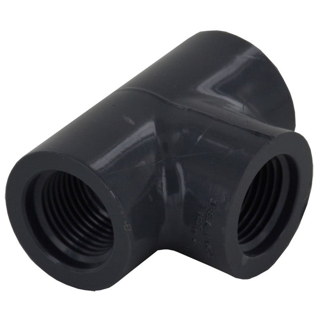 Schedule 80 PVC Tee 1/2" FIP