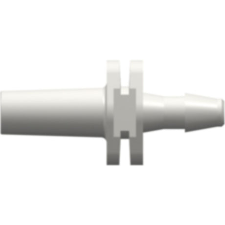 LinkTech Male Luer Slip to 200 Series Barb, 3/32" [2.4 mm] ID Tubing, White Nylon