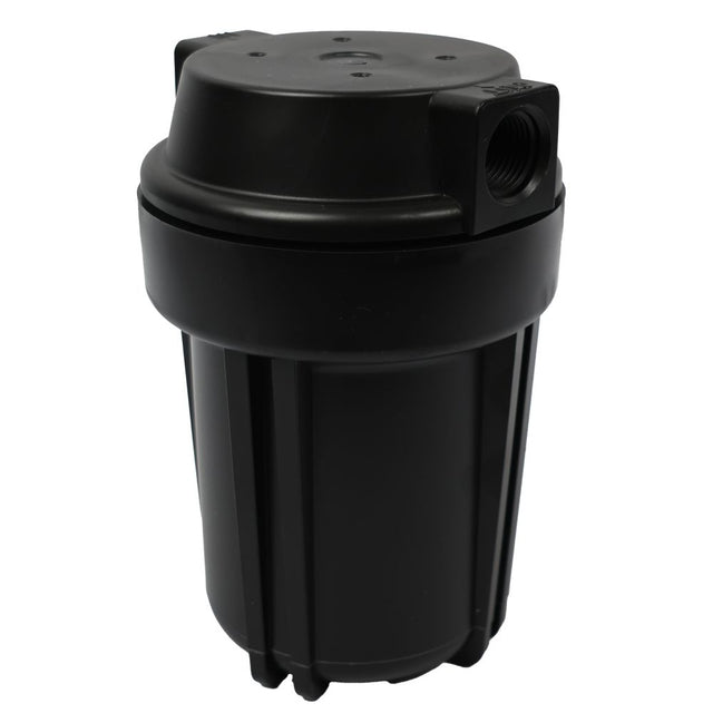 5" Neo-Pure SlimLine Flat Cap Housing Black Cap/Black Sump - 1/2"