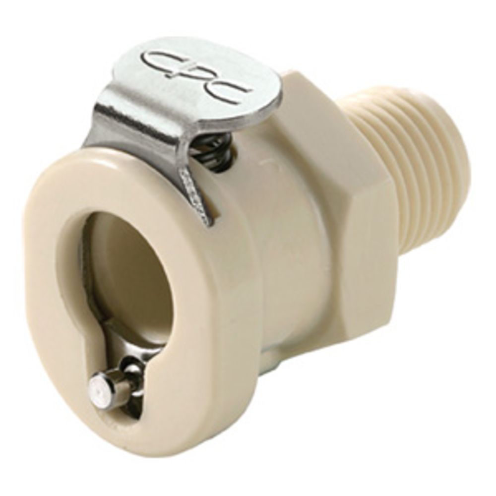 PMCD100412BSPT Valved Male Thread Coupling Body 1/4 BSPT