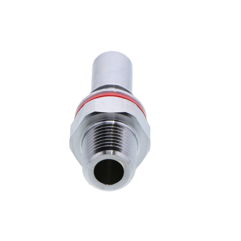 LQ4D24004RED Valved Pipe Thread Liquid Cooling Coupling Insert 1/4 NPT Warm Red