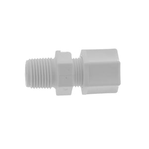 JACO 10-6-6-P-O Polypropylene Male Connector 3/8 OD Tube x 3/8 MPT