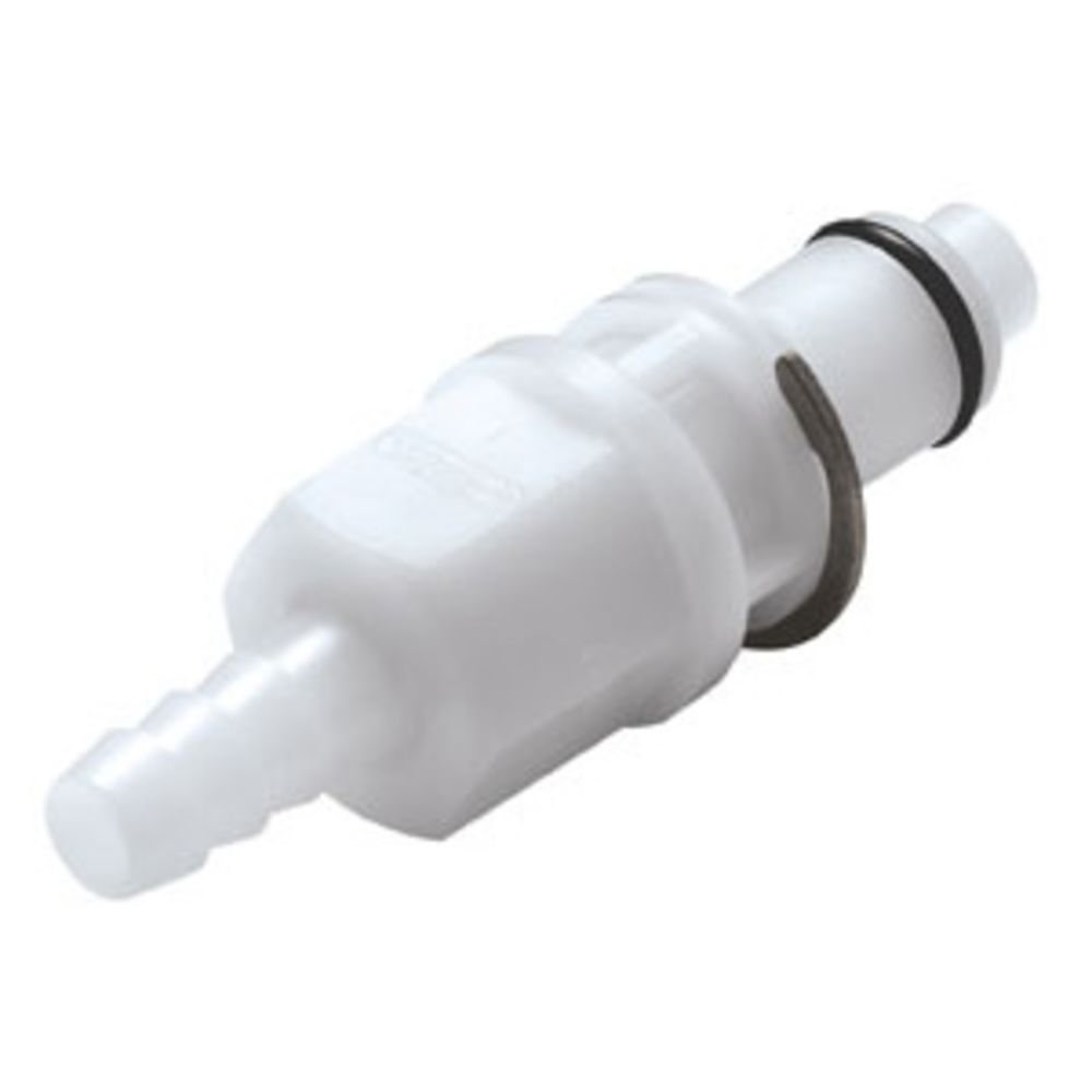 Multi-Mount Non-Valved Hose Barb Coupling Insert - 3/16 ID Barb Acetal