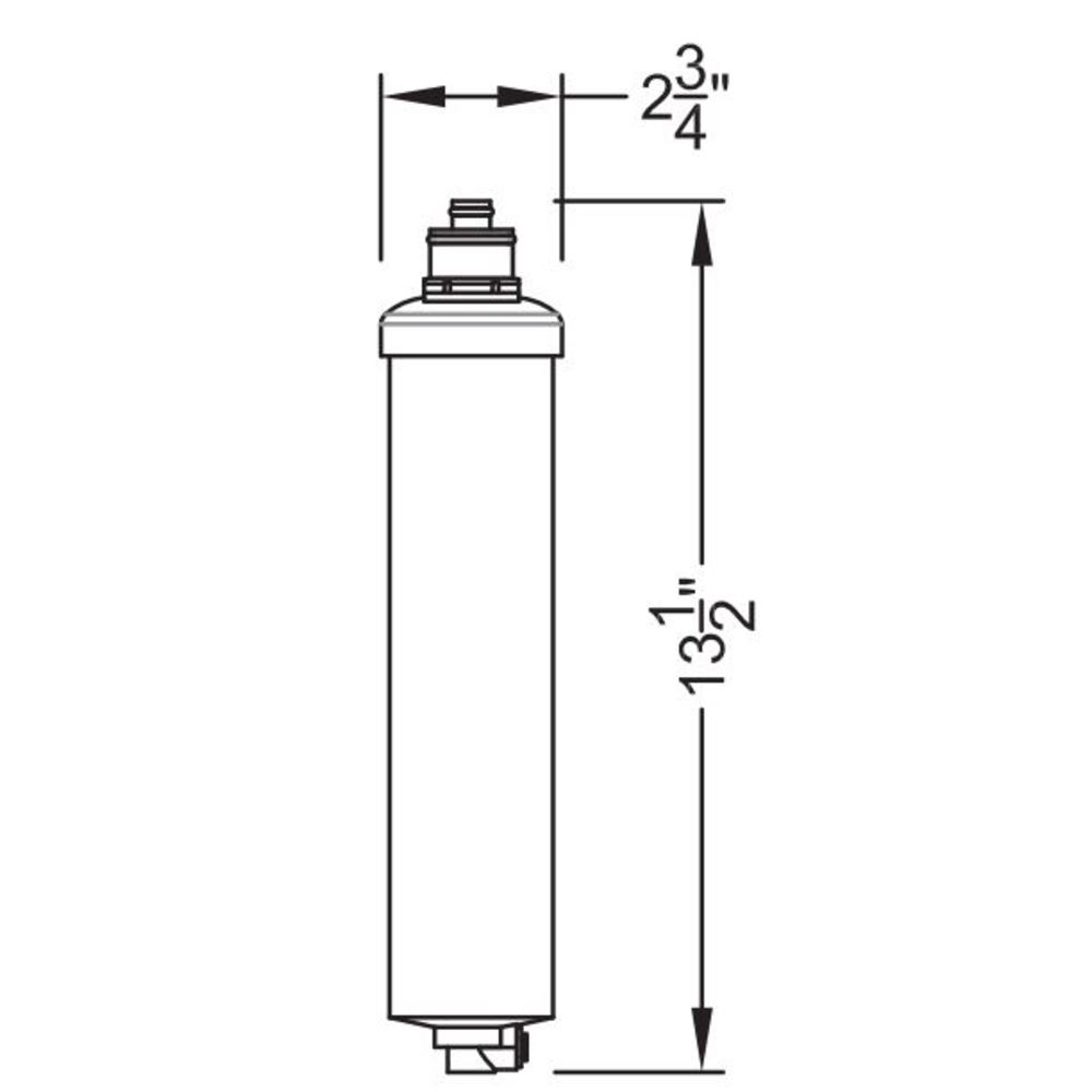 Optipure BWS100 reduce TDS for Scale/Lead/metals 75 gpd Cartridge