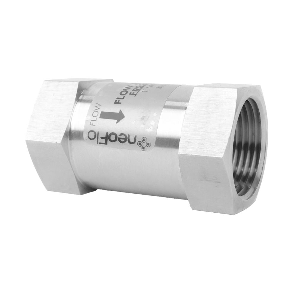 Neo-Pure Stainless Steel Flow Restrictor 12 GPM 316SS 1" FPT x FPT