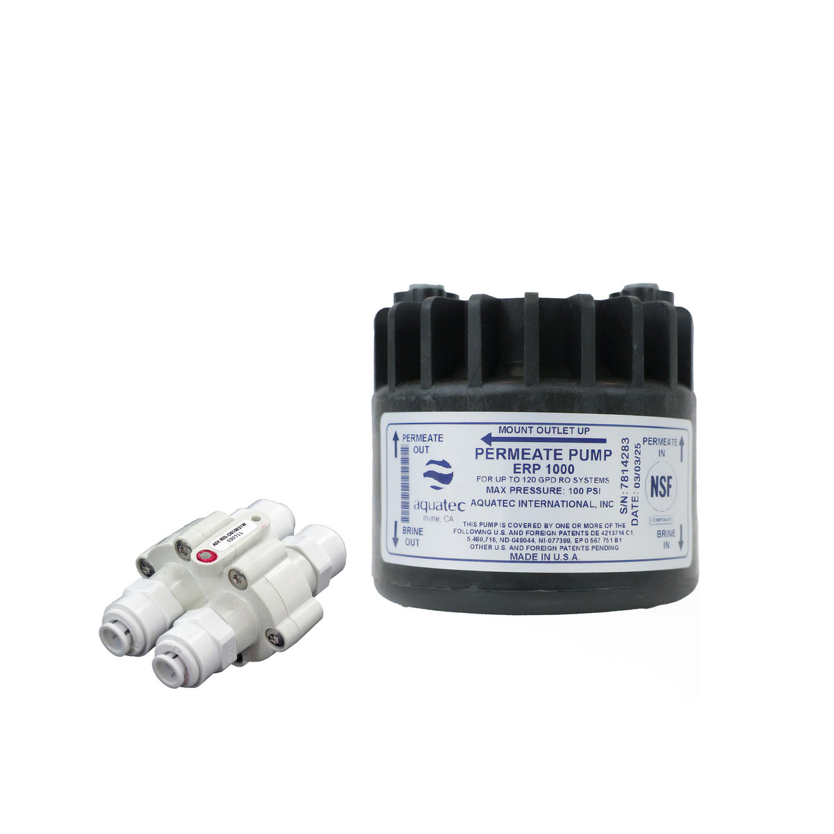 Aquatec ERP-1000 Permeate Pump for up to 120 GPD