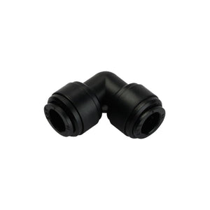 NeoFit - Acetal Black Union Elbow 1/2" tube x 12mm tube