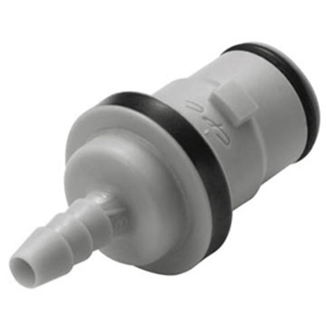 NS2D220212 Valved In-Line Hose Barb Coupling Insert 1/8 ID Barb