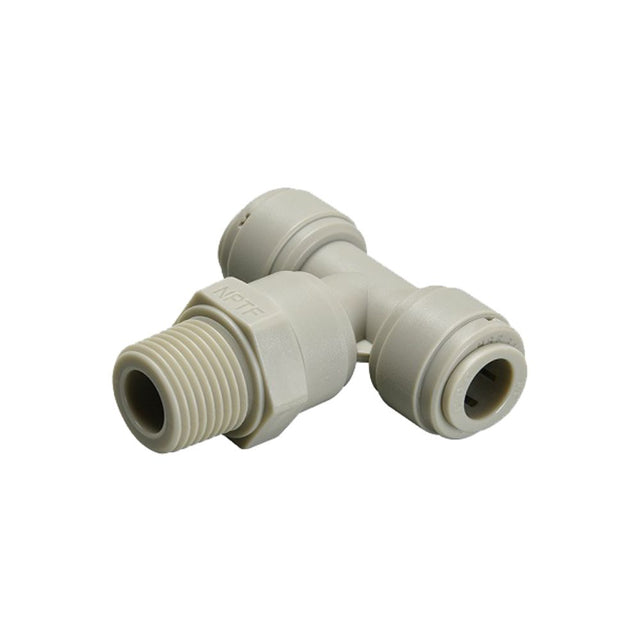 NeoFit - Acetal Gray Swivel Tee 1/4" x 1/4" NPTF Branch