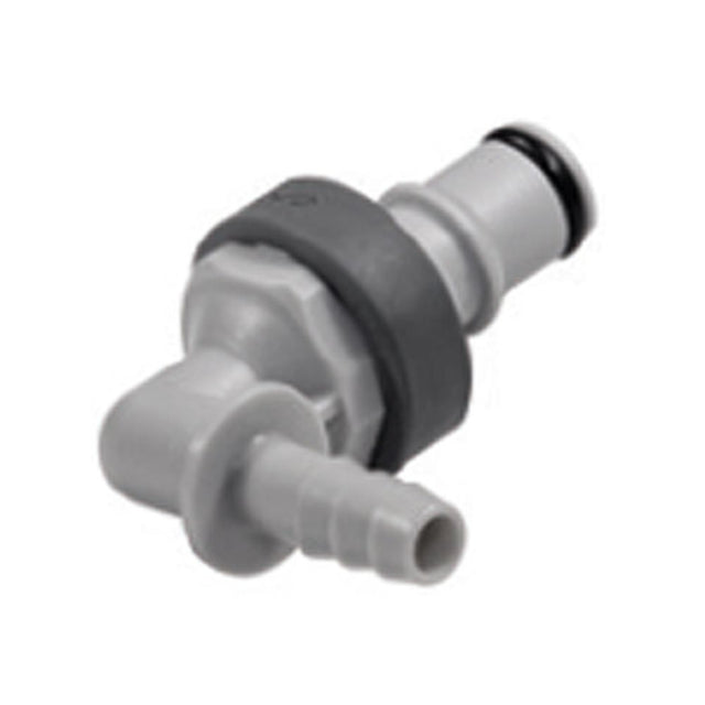 NS4D23004 Valved In-Line Elbow Hose Barb Coupling Insert 1/4 ID Barb