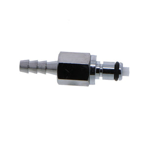 MCD2203V Valved In-Line Hose Barb Coupling Insert 3/16" ID Barb FKM [Viton] O-rings