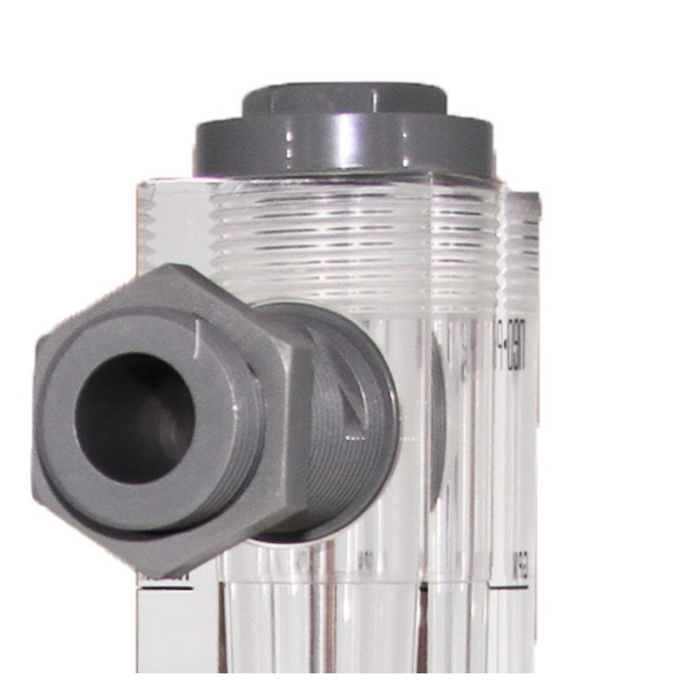 Neo-Pure Panel Mount Flowmeter 0.1-1GPM 1/4" MNPT