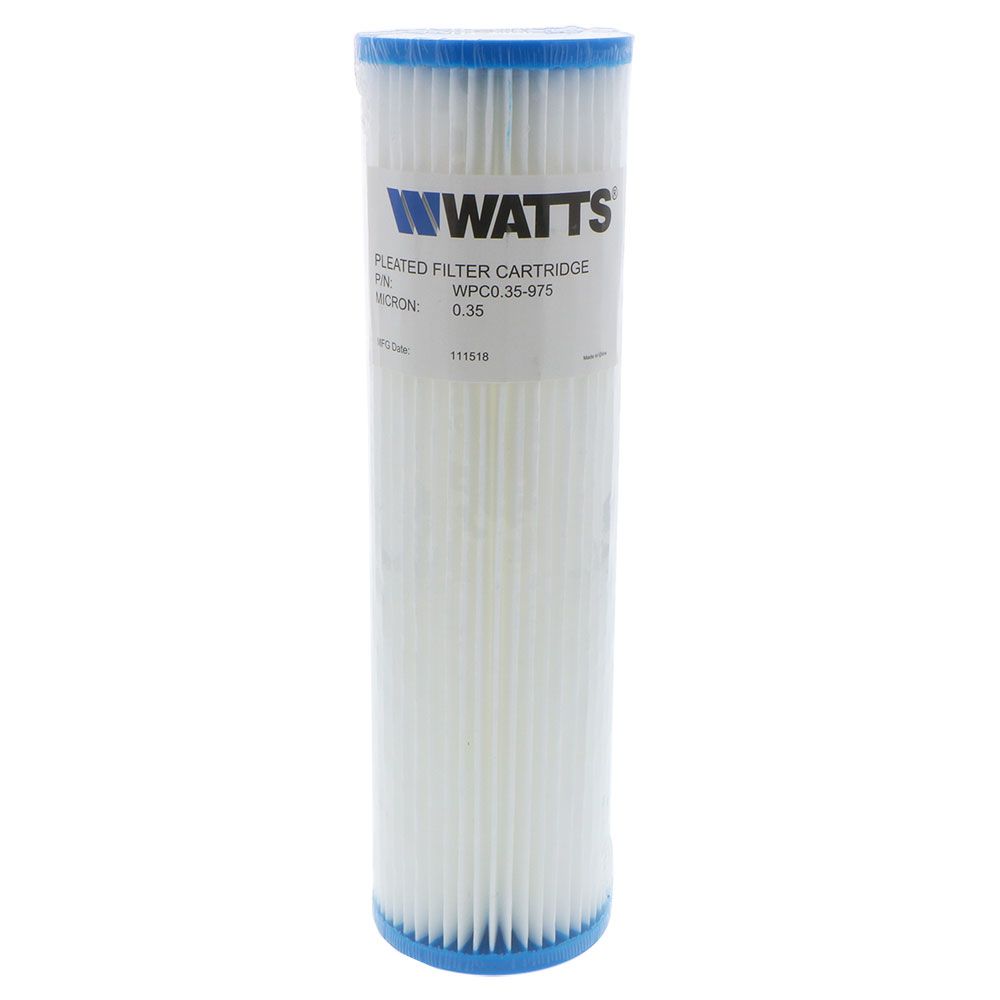 20" × 4-1/2" BB Watts Flow-Max Pleated -  5 Mic Filter
